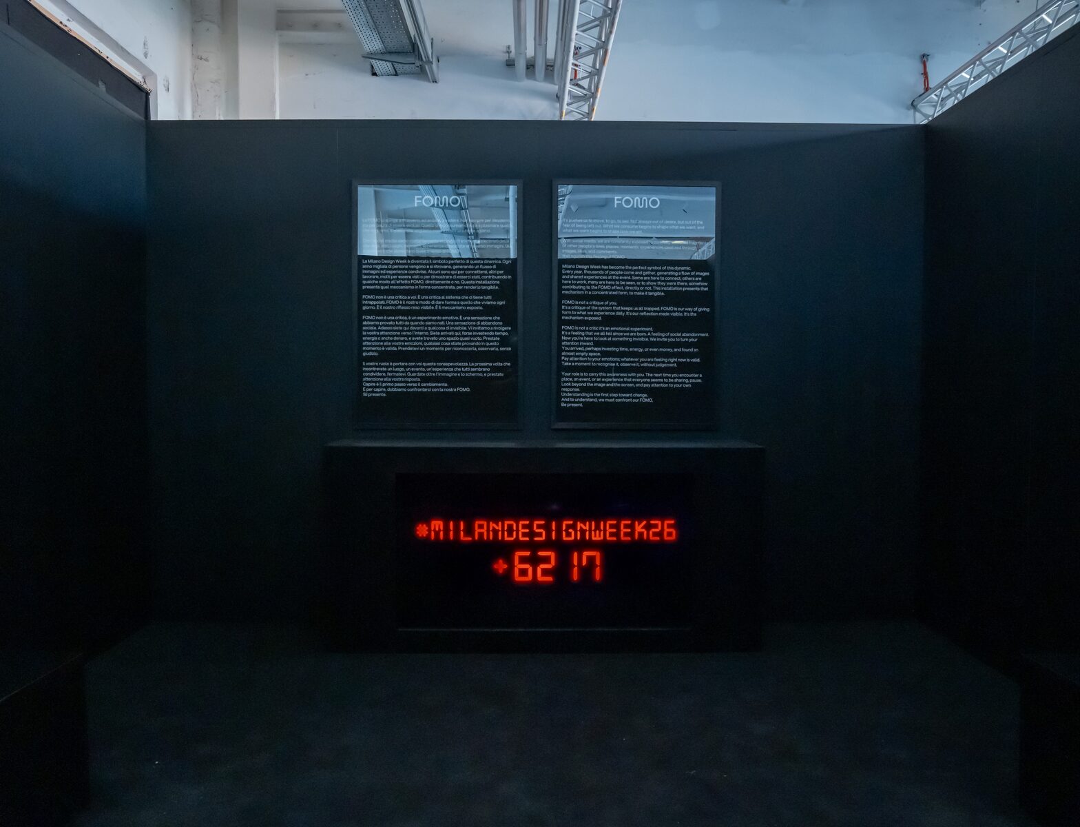 FOMO 1 at Milan Design Week